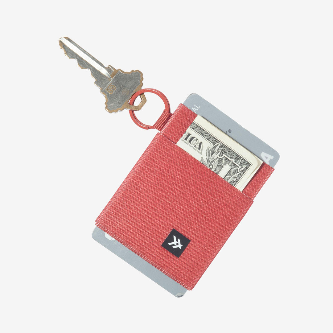 Thread Wallets Red Elastic Wallet