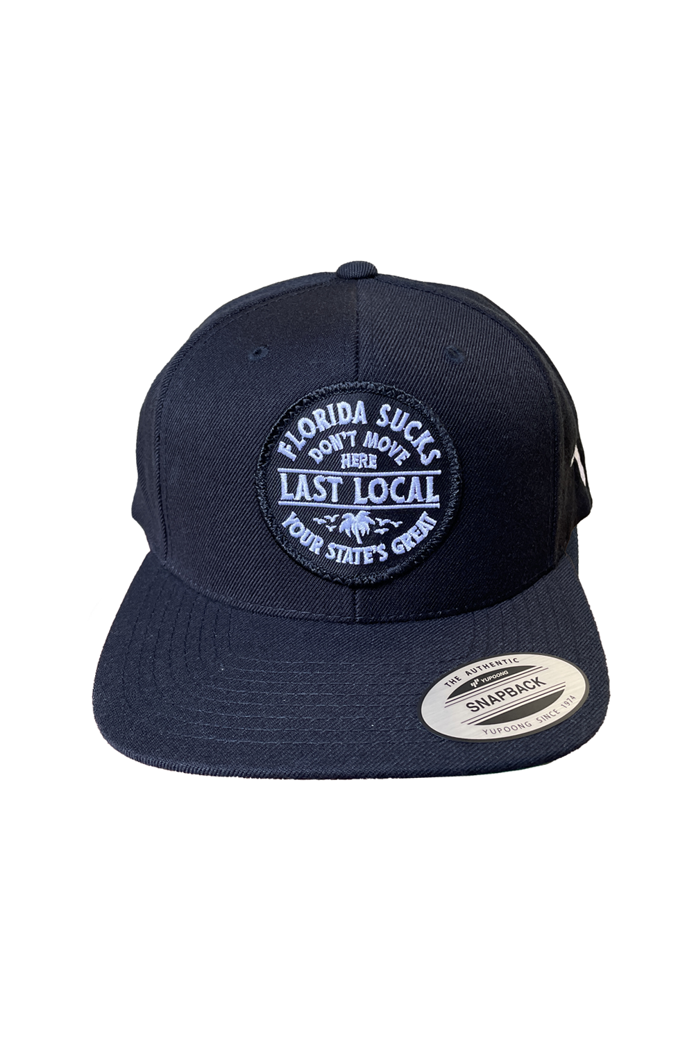 Last Local Florida Sux Hat - Black & White