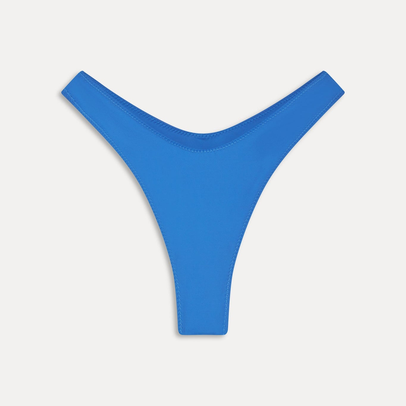 Frankies Bikinis Full Moon Micro Bikini Bottom - Lake Blue
