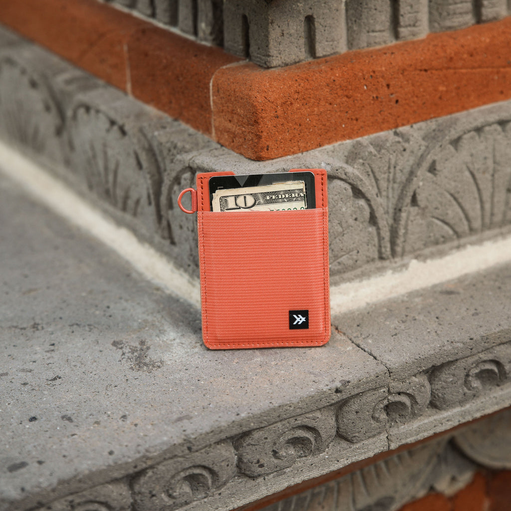 Thread Wallets Apricot Vertical Wallet