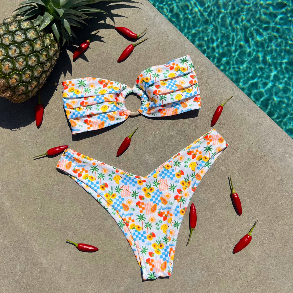 Kulani Kinis Cheeky V Bikini Bottom - Suncatcher (Island Illusion Collection)