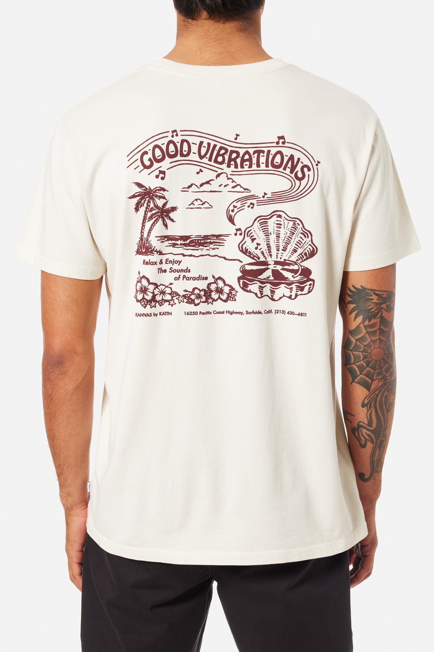 Katin Vibrations Tee - Vintage White