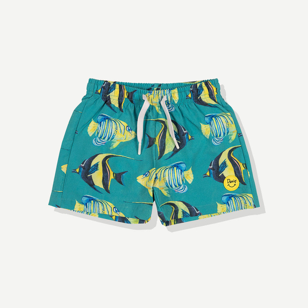 Duvin Kids Aquarium Swim Short - Marine