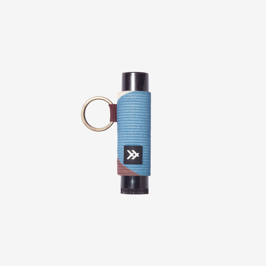 Thread Wallets Fine Line Blue Lip Balm Holder