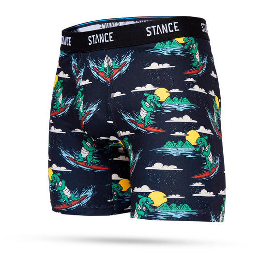 Stance Poly Boxer Brief Underwear - Later Gator (Black)
