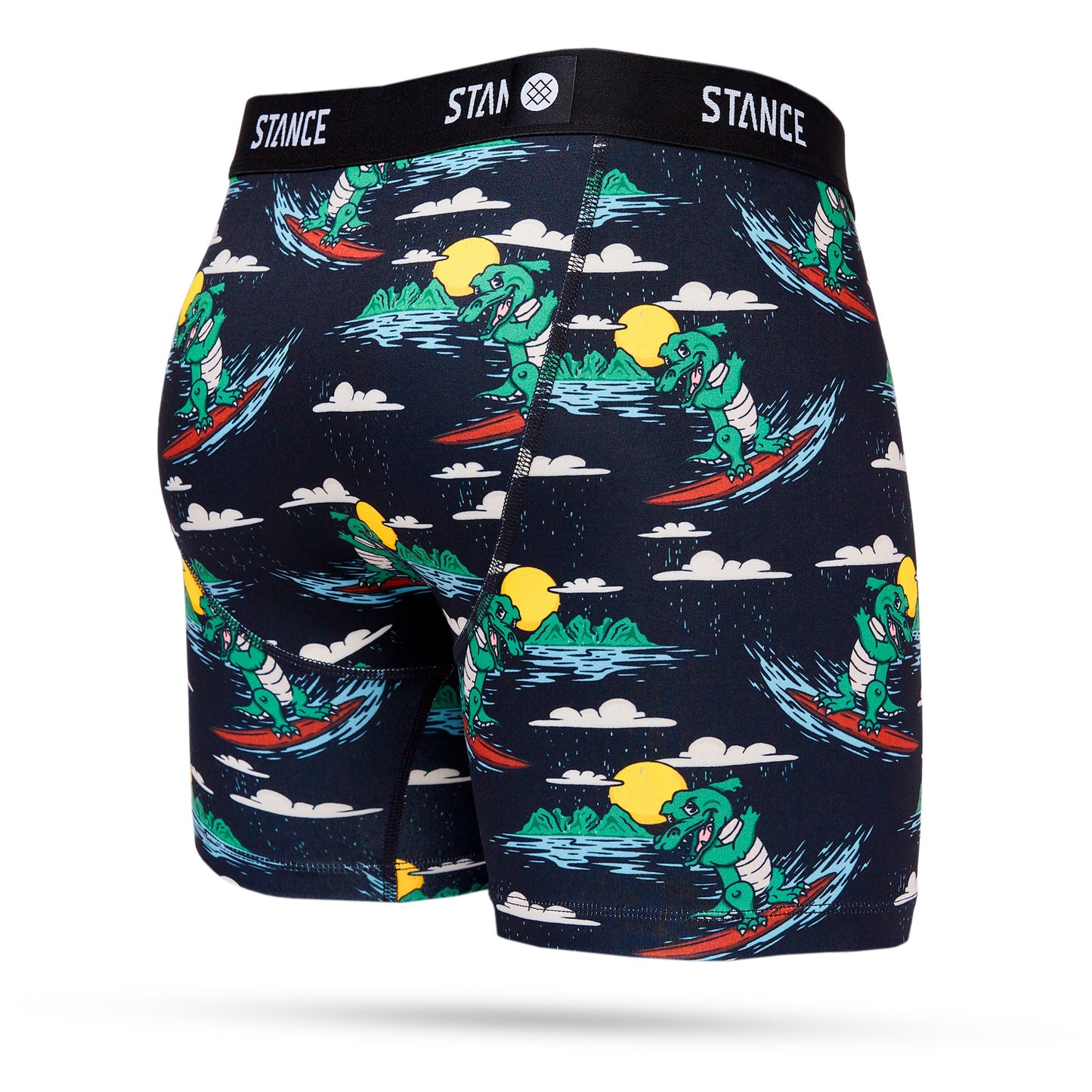 Stance Poly Boxer Brief Underwear - Later Gator (Black)