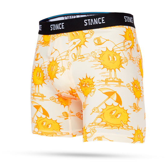 Stance Poly Boxer Brief Underwear - Sonnys (Offwhite)