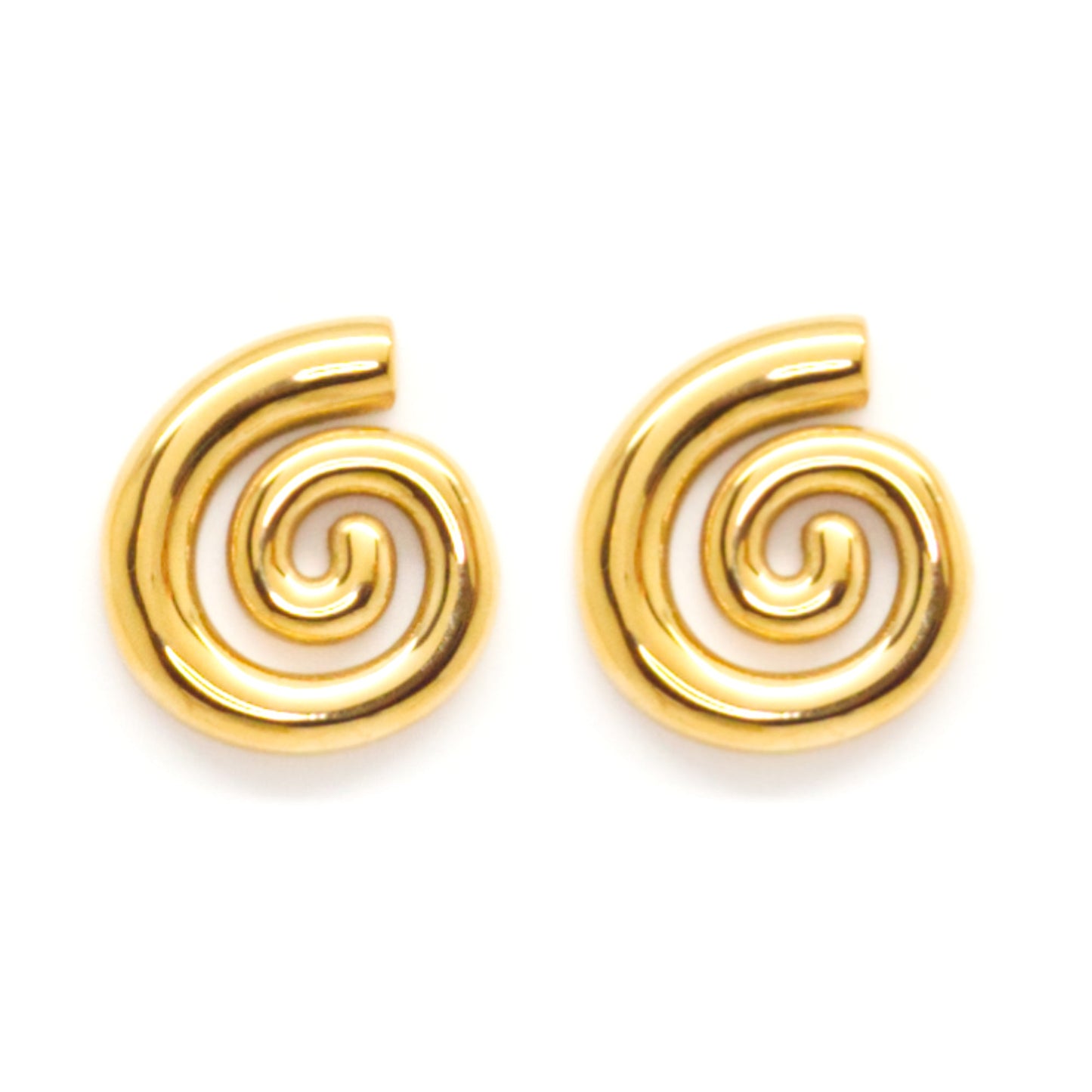 Salty Cali Nautilus Studs - Gold