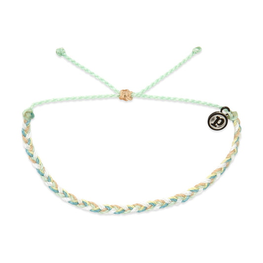 Pura Vida Mini Braided Bracelet - Whisper