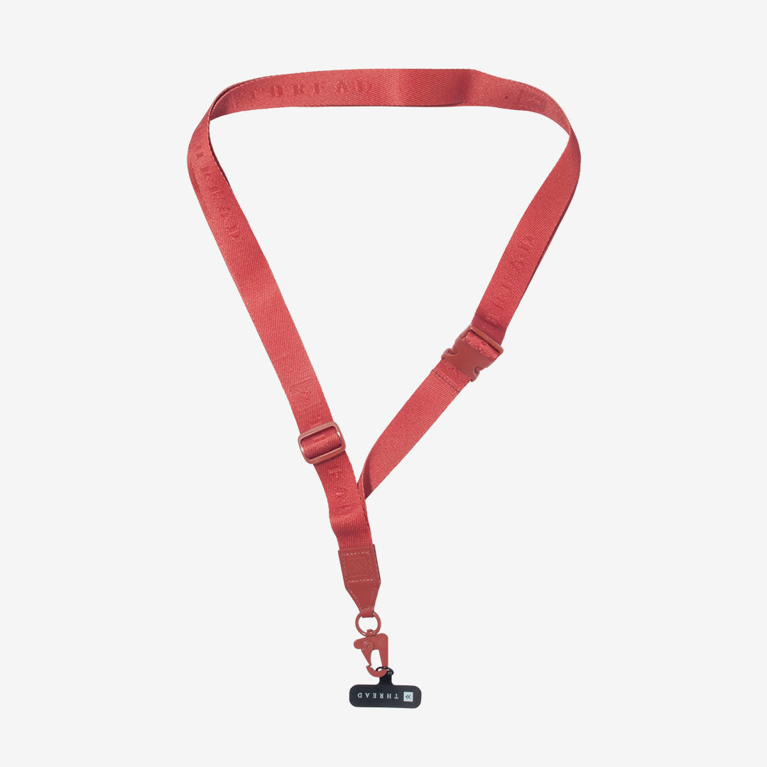 Thread Wallets Phone Sling Lanyard - Red
