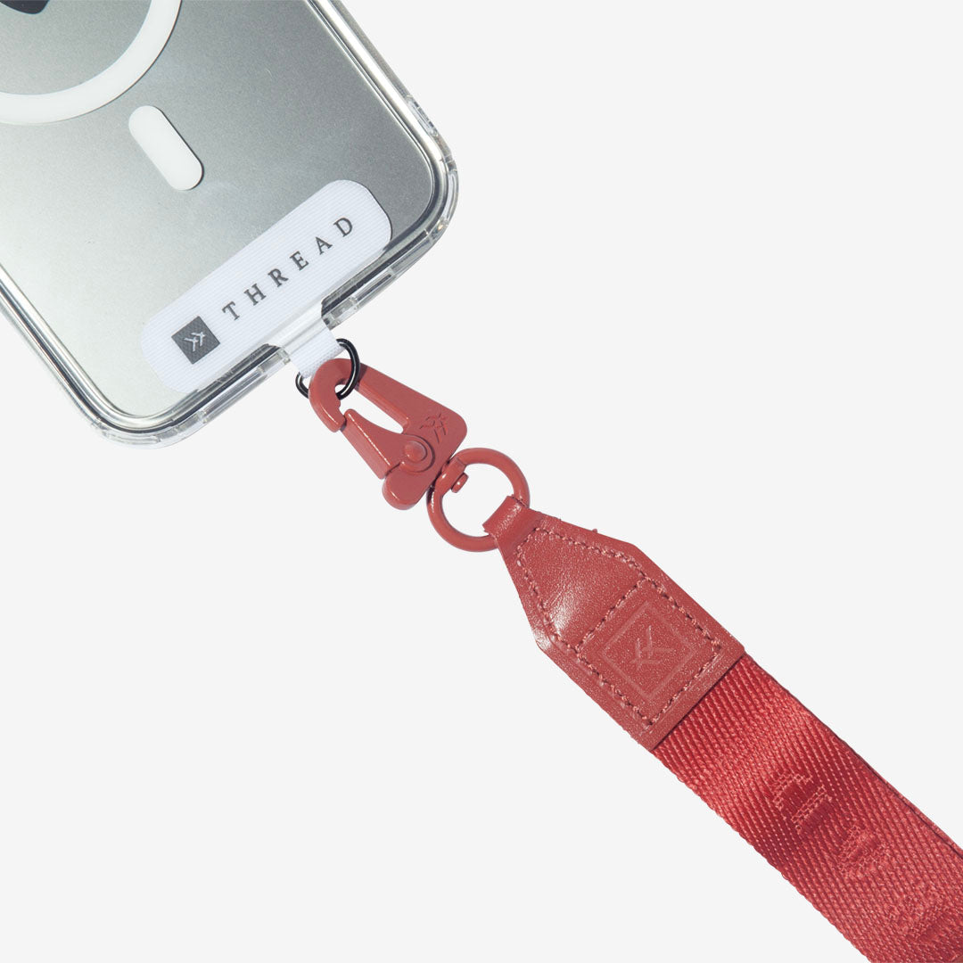 Thread Wallets Phone Sling Lanyard - Red
