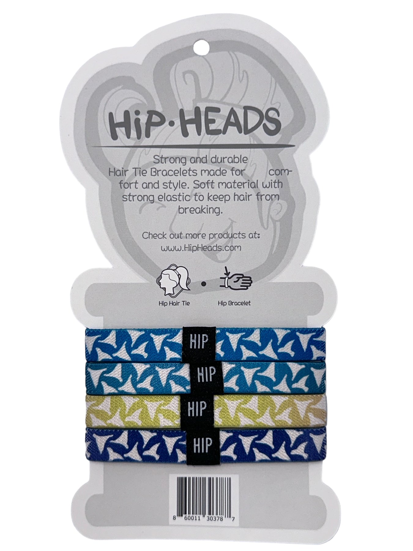 Hip Heads Sharky Hair Tie Bundle