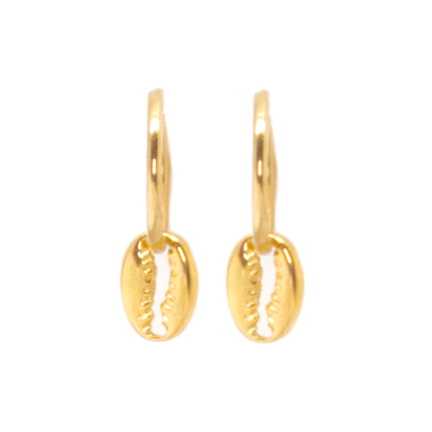 Salty Cali Puka Hugger Earrings - Gold