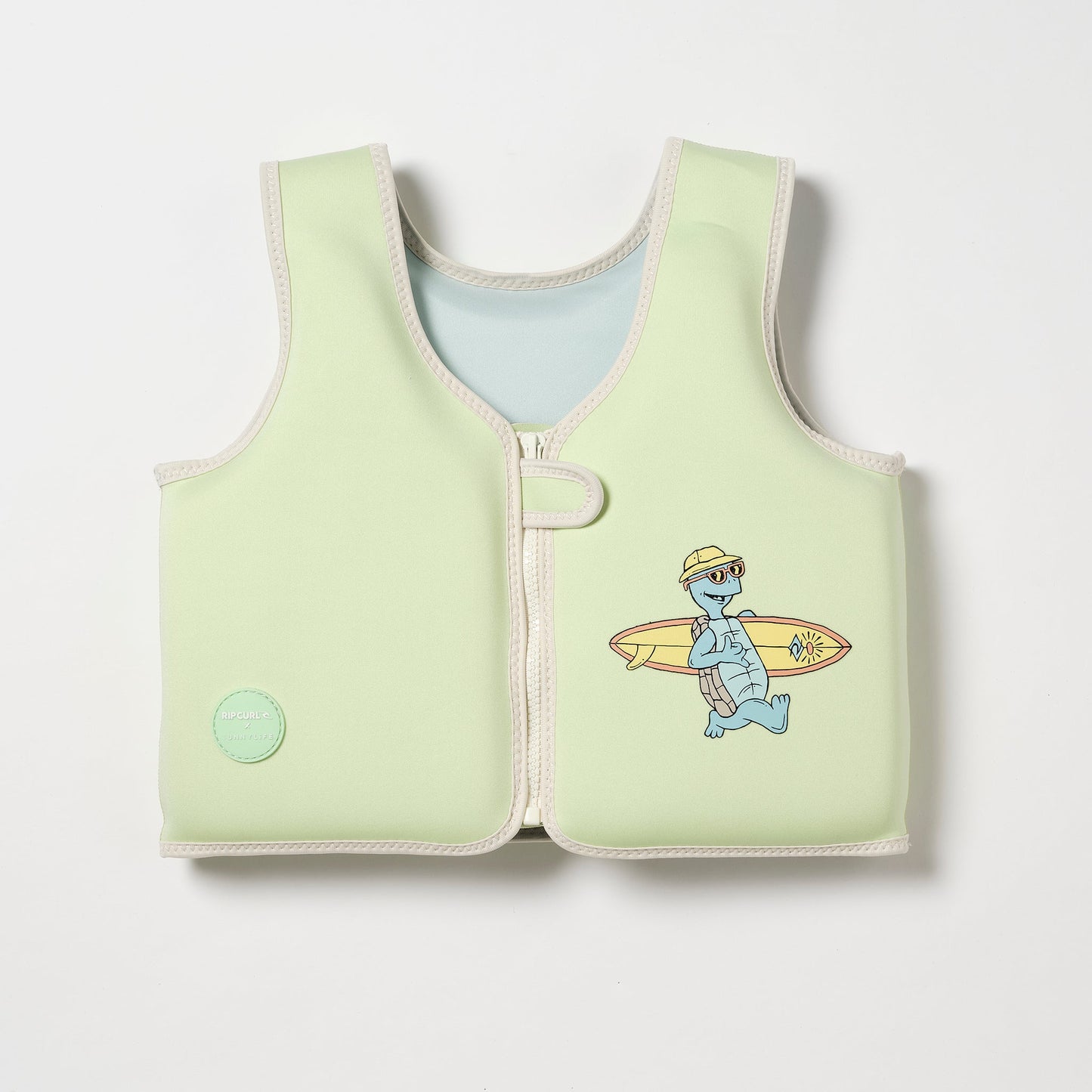 Sunny Life X Rip Curl Kids Swim Vest 1-2 - Shred Turtle Aqua