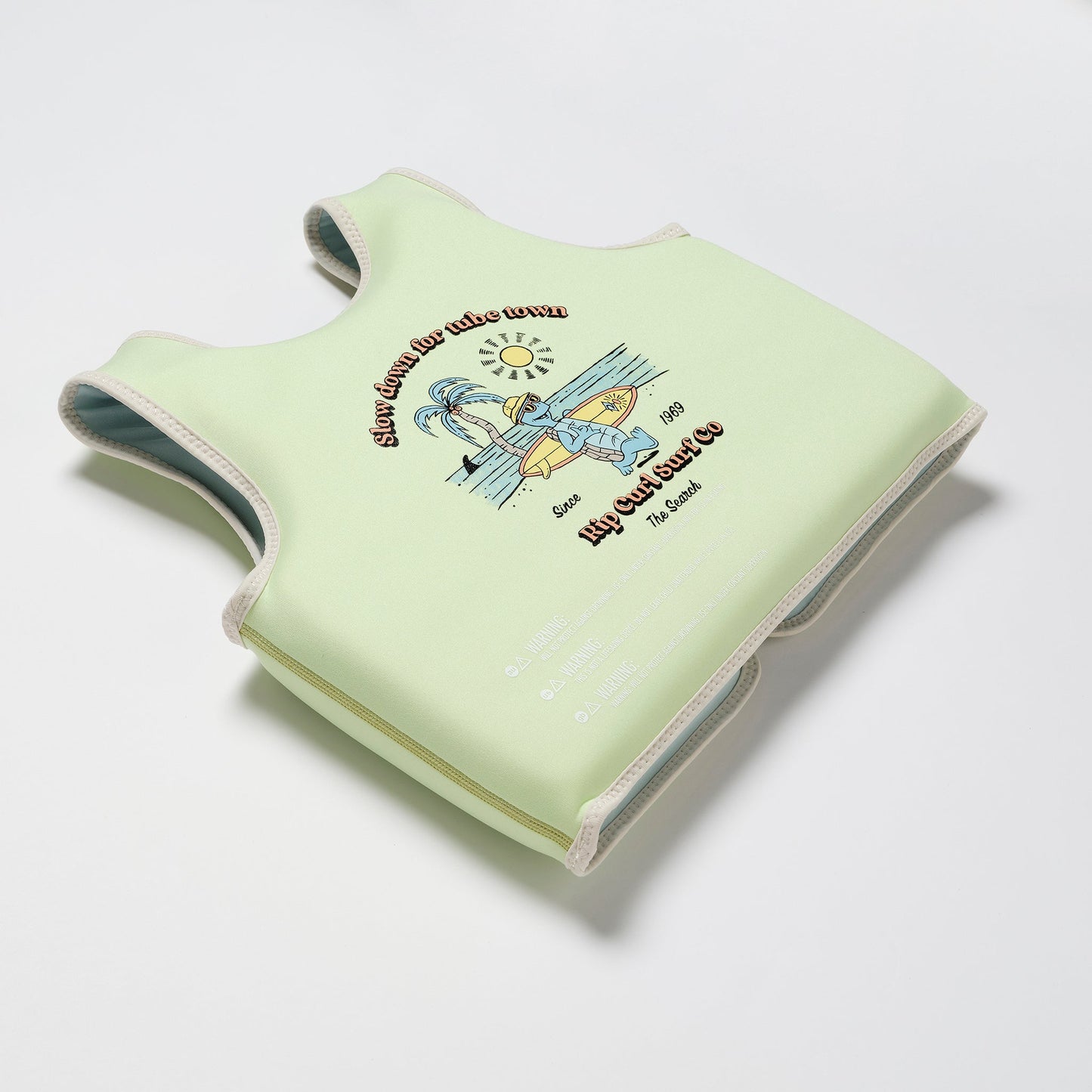 Sunny Life X Rip Curl Kids Swim Vest 1-2 - Shred Turtle Aqua