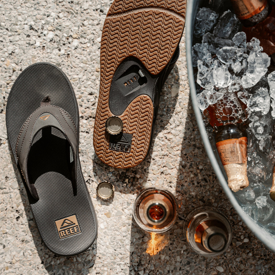 Reef Fanning Mens Sandals - Brown & Gum