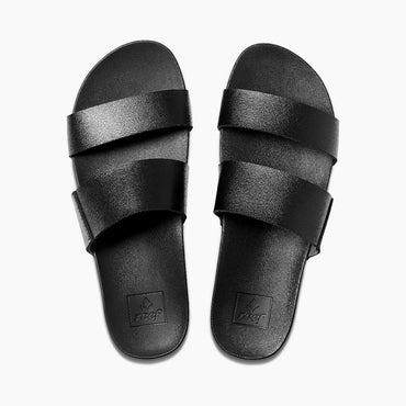 Reef Womens Cushion Vista Sandal - Black