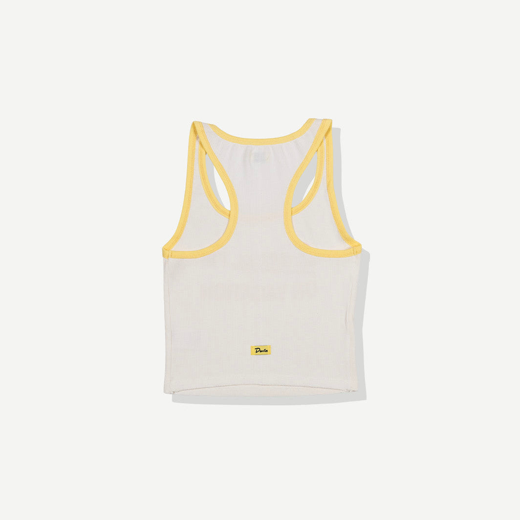 Duvin On Vacation Ribbed Tank - White