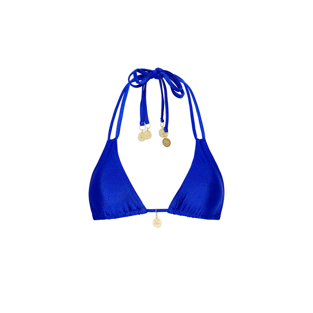 Kulani Kinis Halter Bralette Bikini Top - Blue Lagoon (Stardust Ranch Collection)