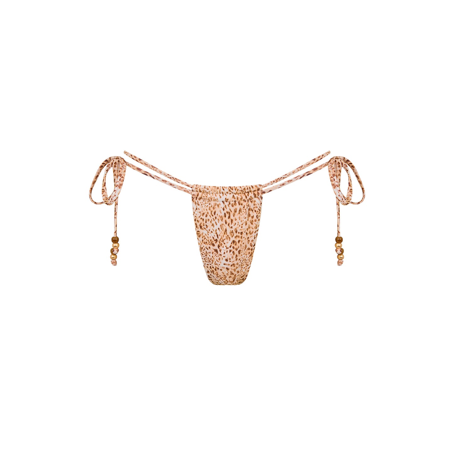 Kulani Kinis Tie Ruched Thong Bikini Bottom - Wild Skies (Mermaid Moon Collection)