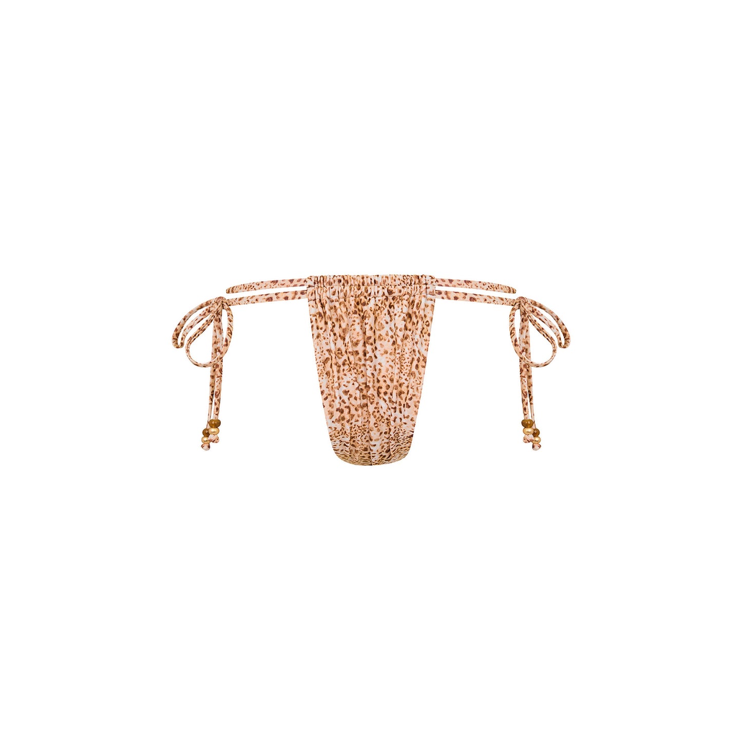 Kulani Kinis Tie Ruched Thong Bikini Bottom - Wild Skies (Mermaid Moon Collection)