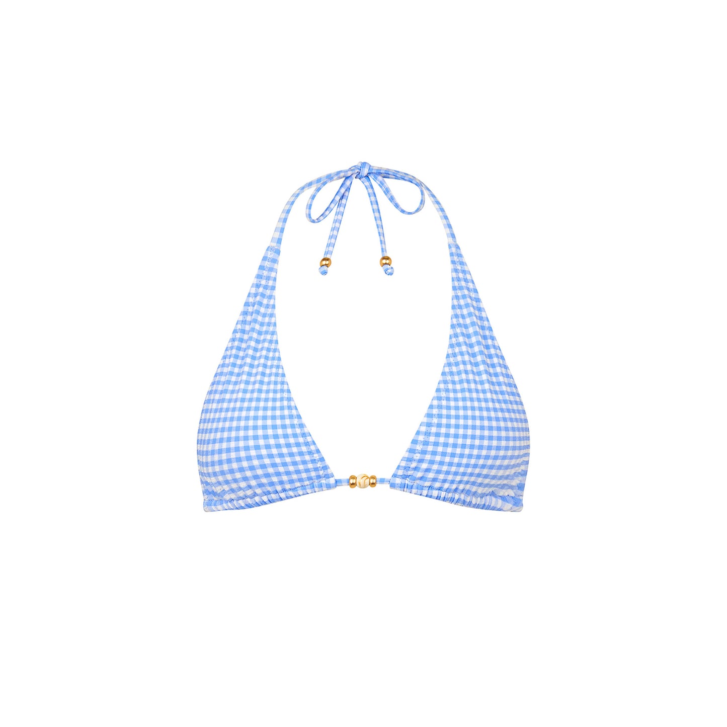 Kulani Kinis Classic Tie Halter Bikini Top - Skinny Dip (Mermaid Moon Collection)