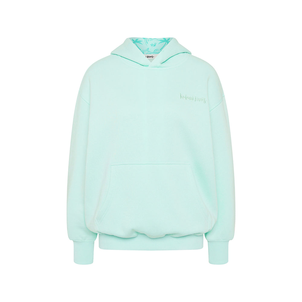 Kulani Kinis Embroidered Hoodie - Jelly Mint