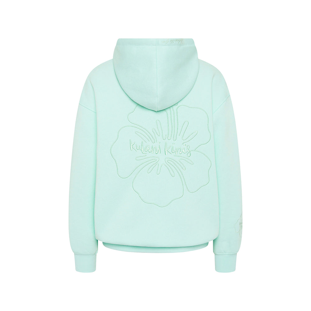 Kulani Kinis Embroidered Hoodie - Jelly Mint