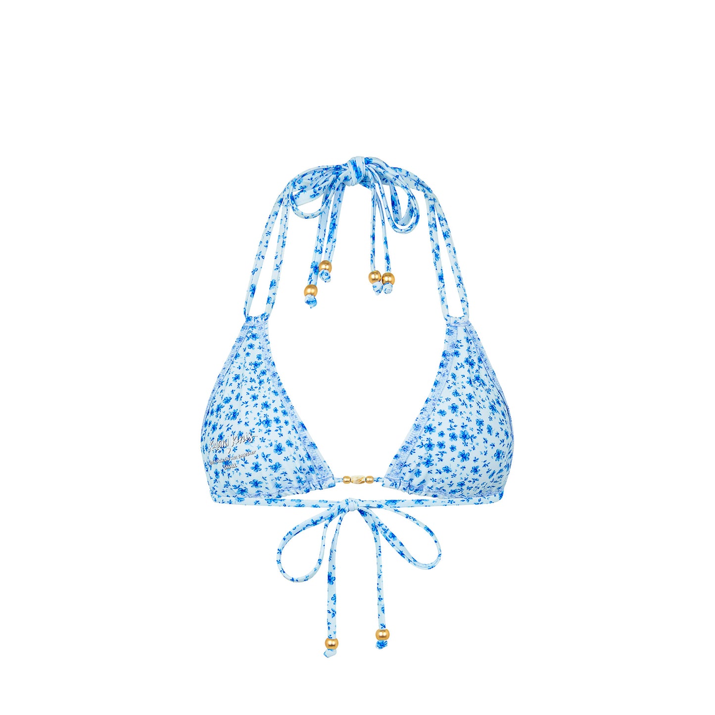 Kulani Kinis Halter Bralette Bikini Top - Dream Flower (Mermaid Moon Collection)