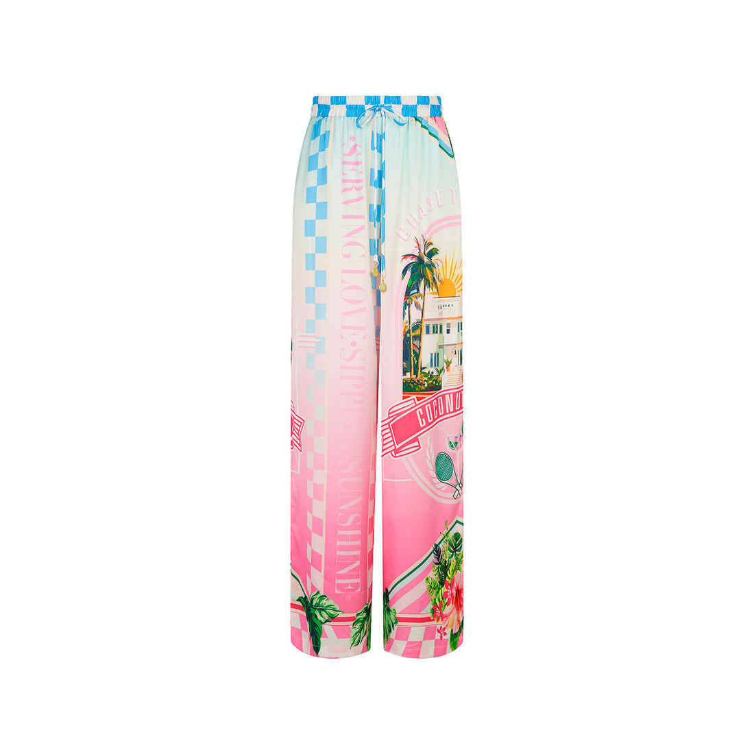 Kulani Kinis Draw String Resort Pants - Serving Sunsets (Club Soleil Collection)