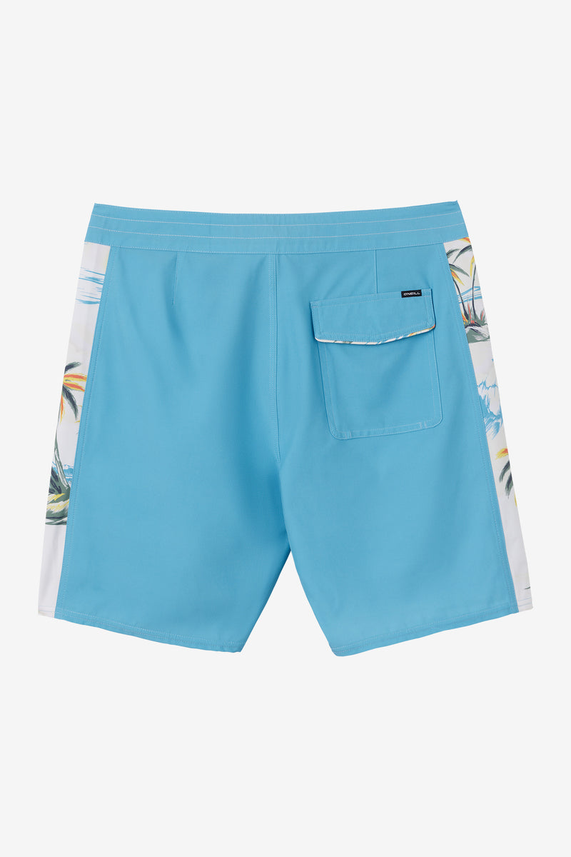 O'Neill Hyperfreak Mysto Side Panel 19" Boardshorts - Blue Fade