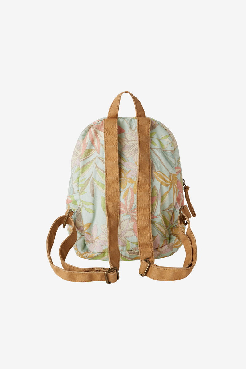 O'Neill Valley Dalia Floral Mini Backpack - Skylight