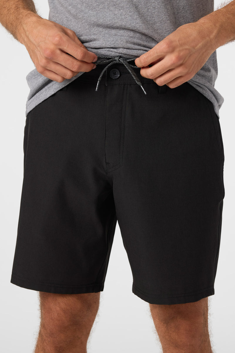 O'Neill Reserve Heather 19" Hybrid Short - Heather Black