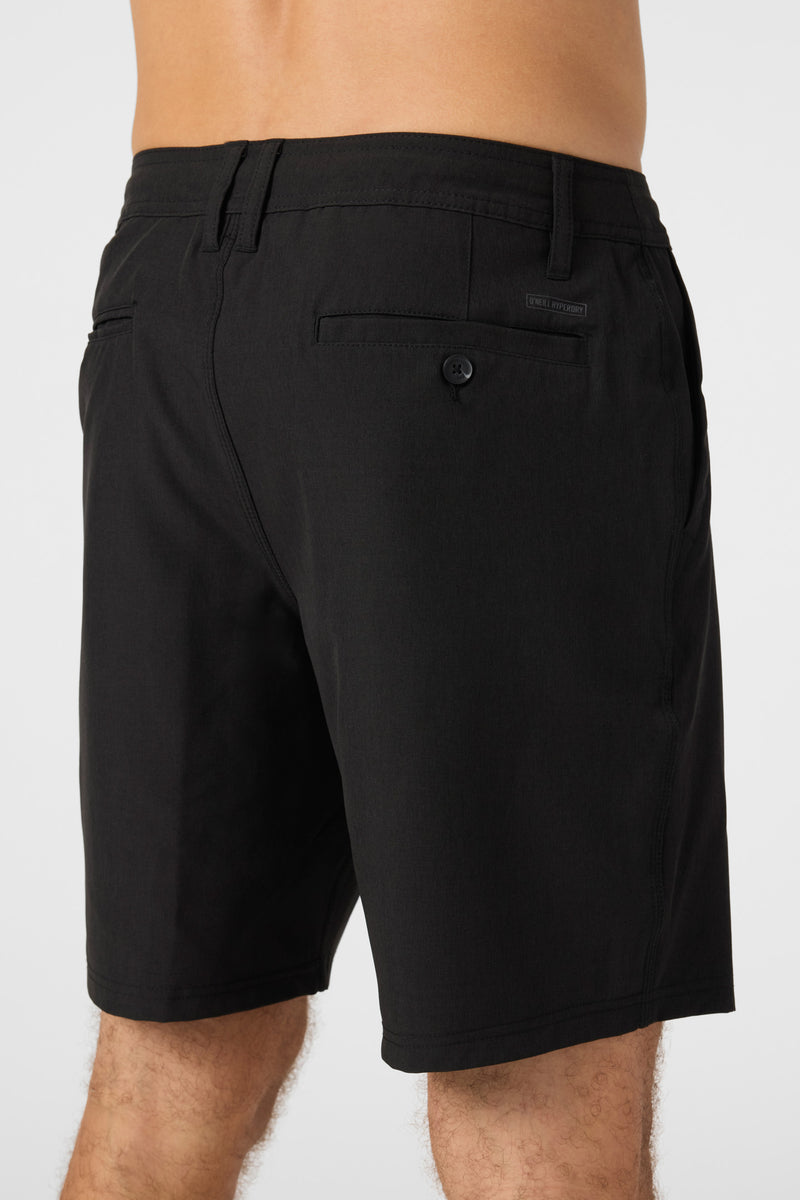O'Neill Reserve Heather 19" Hybrid Short - Heather Black
