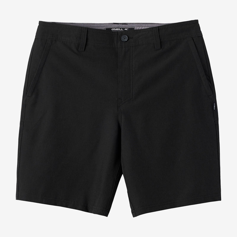 O'Neill Reserve Heather 19" Hybrid Short - Heather Black