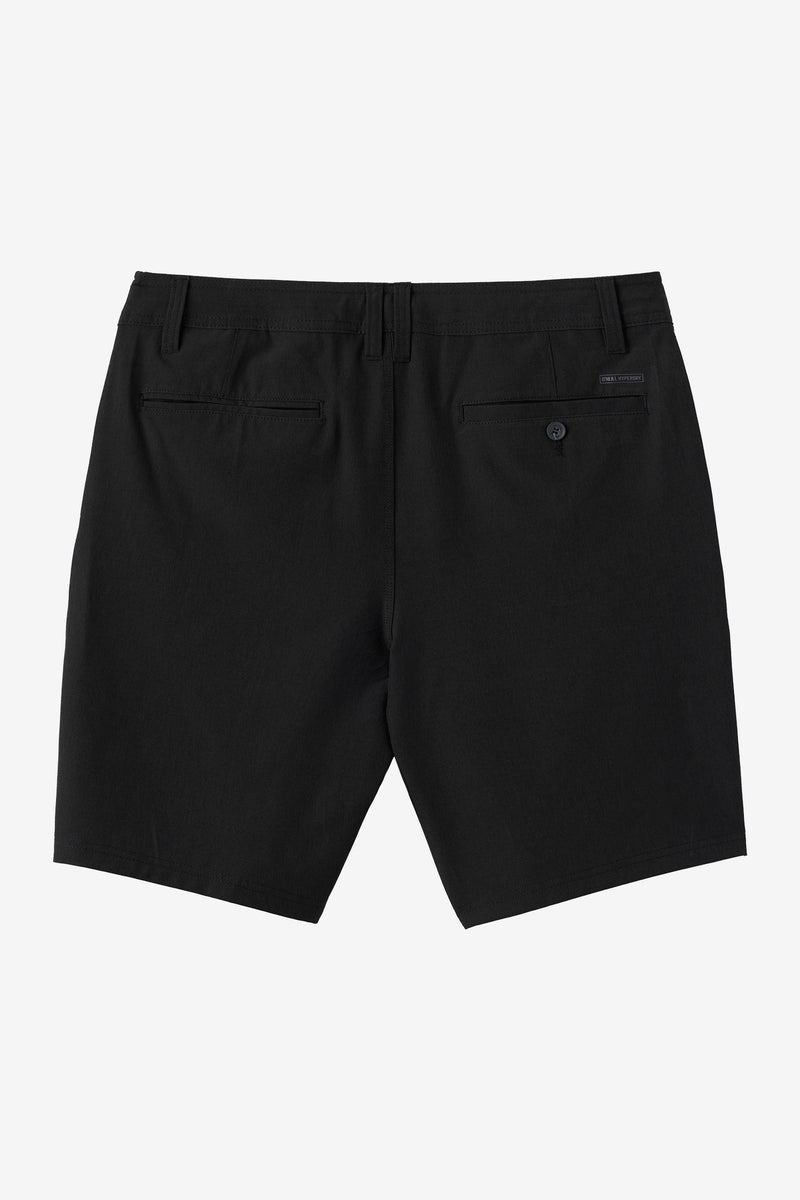 O'Neill Reserve Heather 19" Hybrid Short - Heather Black