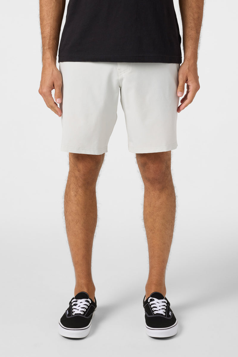 O'Neill Reserve Heather 19" Hybrid Short - Heather Fog