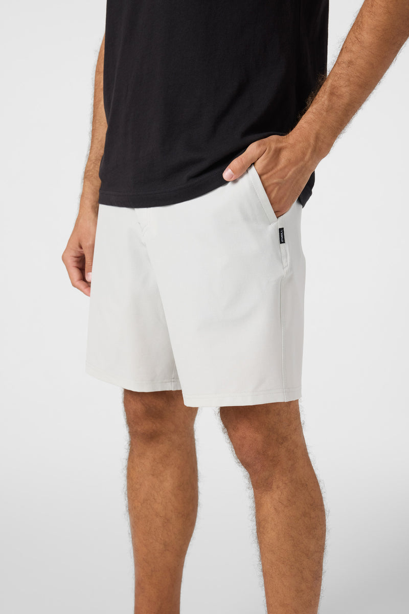 O'Neill Reserve Heather 19" Hybrid Short - Heather Fog