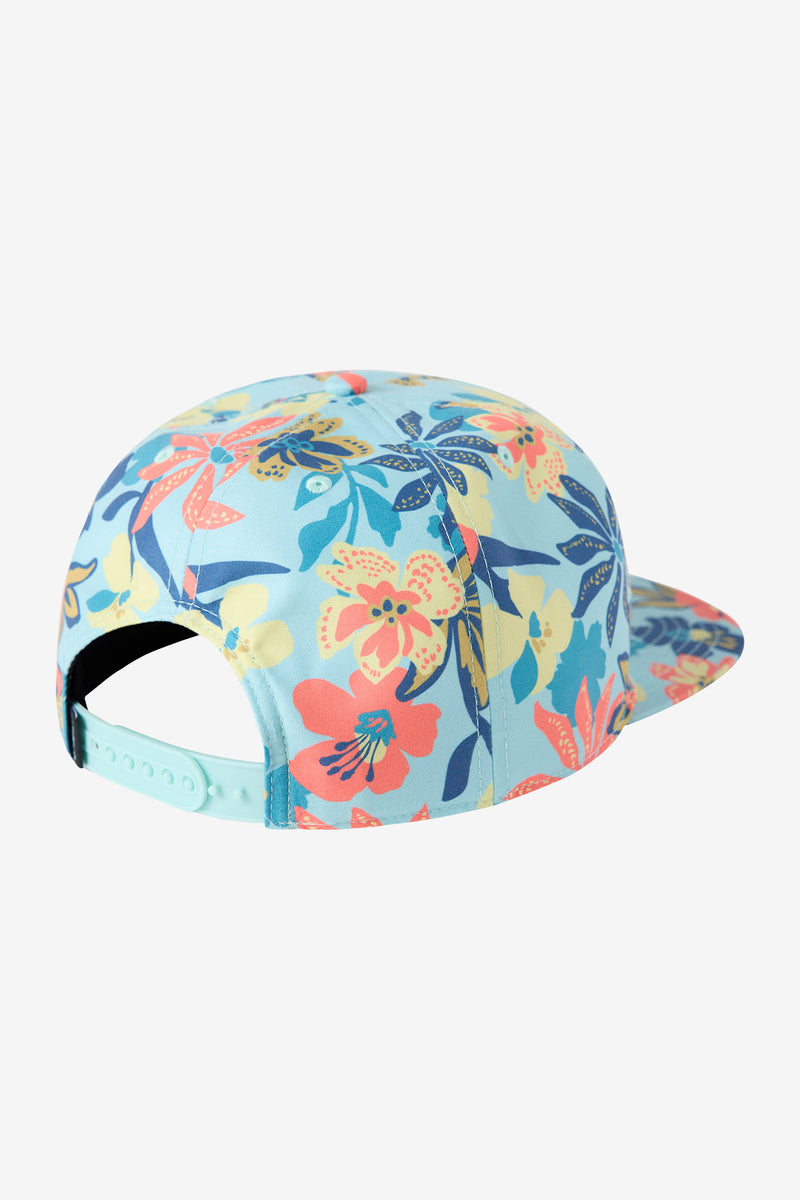 O'Neill Flora Snapback Hat - Pastel Turquoise