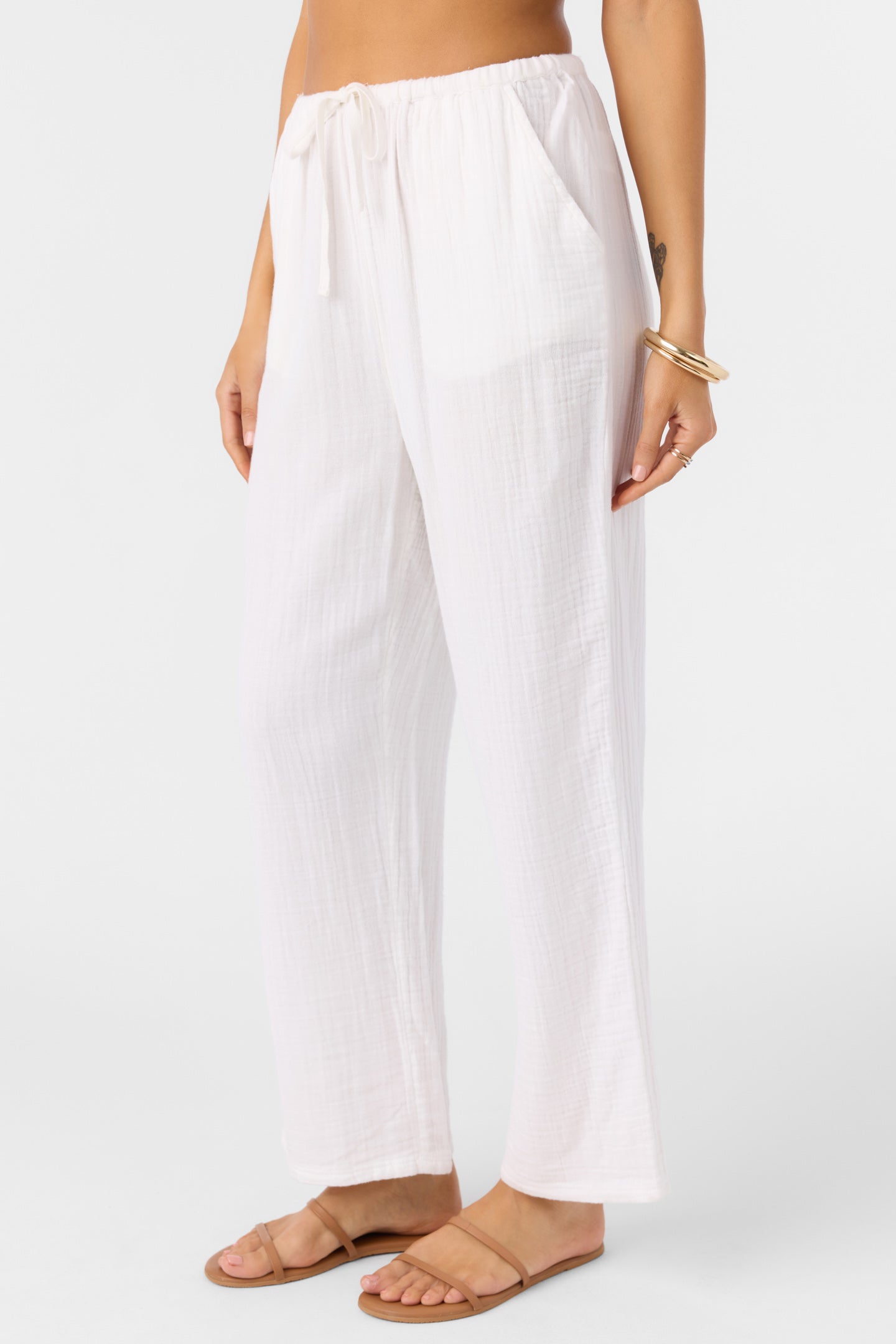 O'Neill Brenda Stripe Pants - White