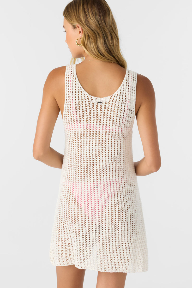 O'Neill Ryan Crochet Mini Dress - Vanilla