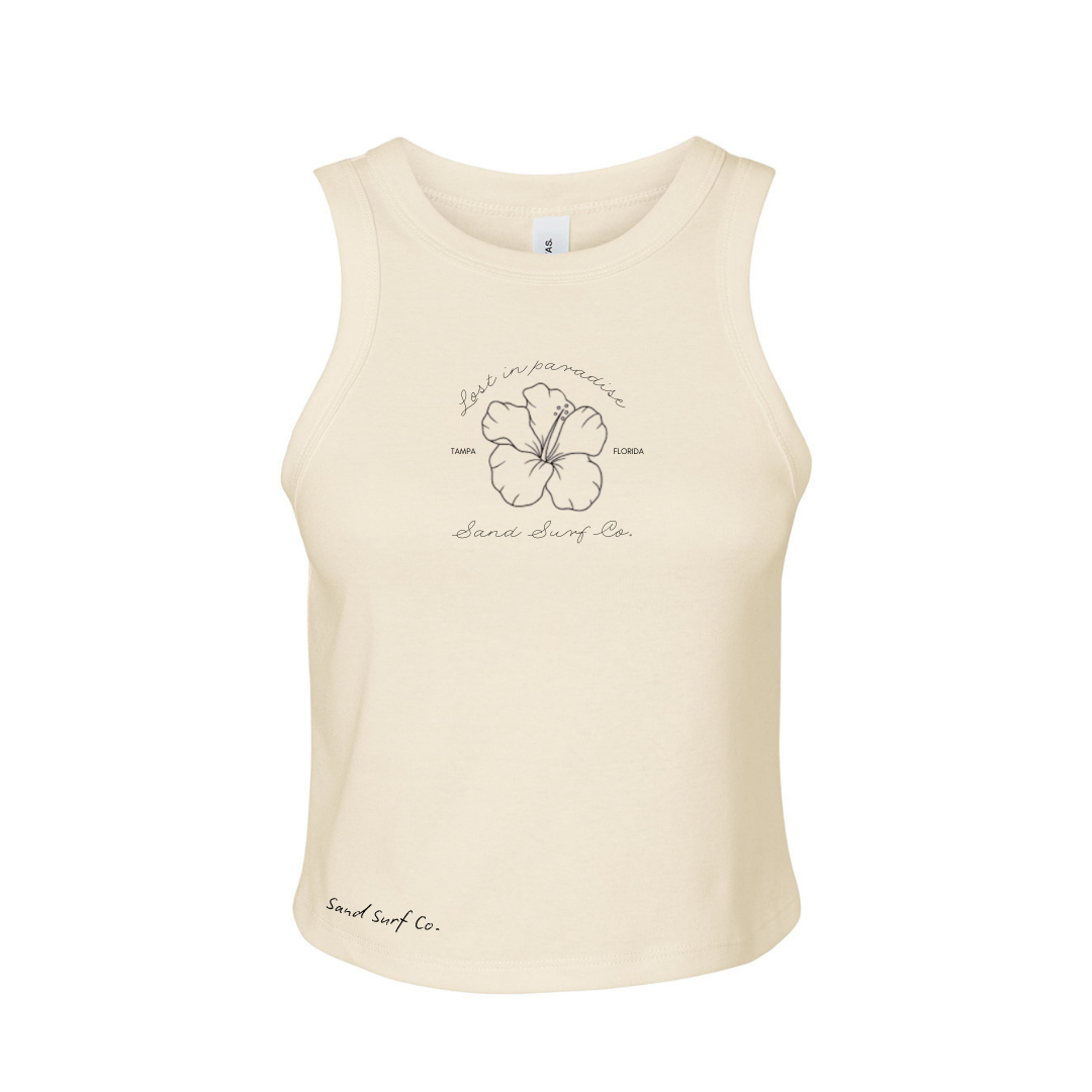Sand Surf Co. Lost in Paradise Tank Top - Low Tide Linen
