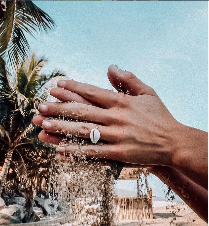 Salty Cali Puka Ring - Gold Plated