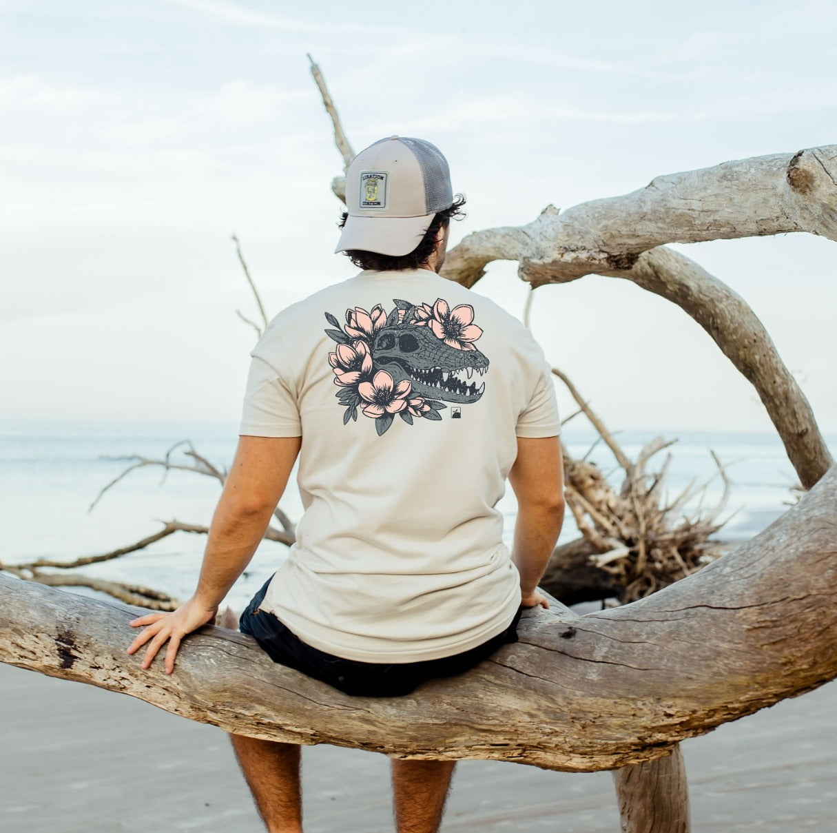 Flomotion Gator Grunge Tee - Sand