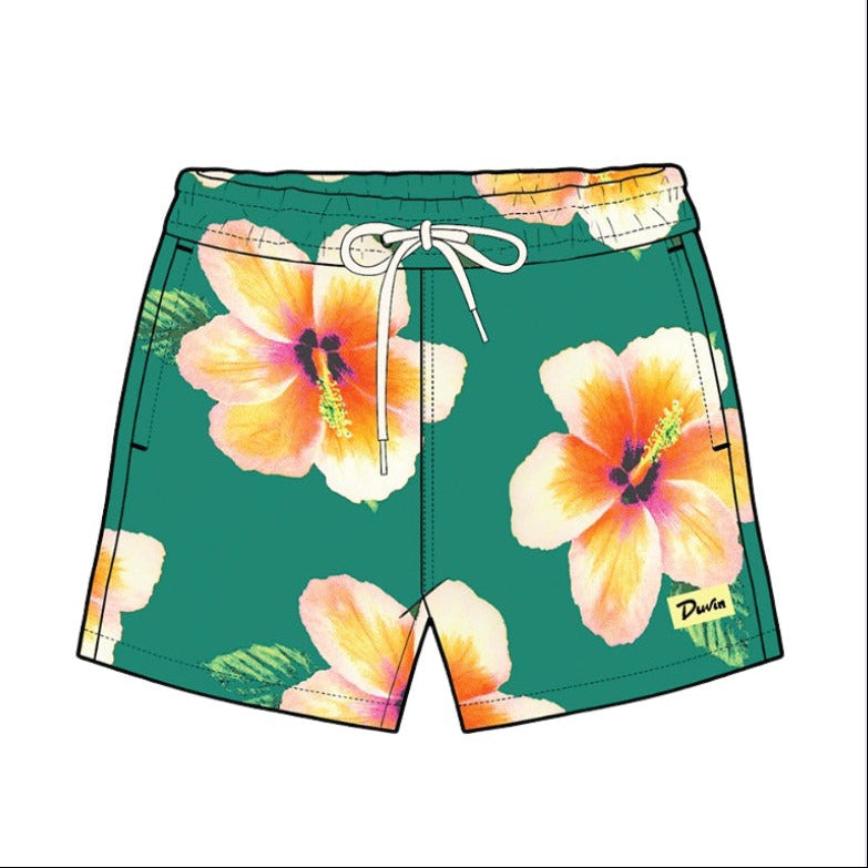 Duvin Bloom Swim Short - Green