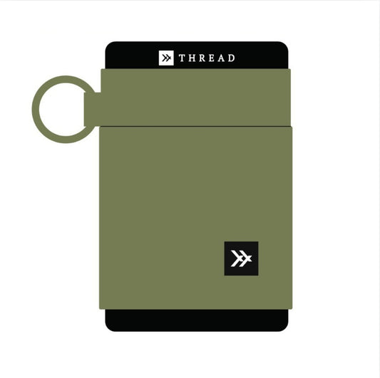Thread Wallets Olive Elastic Wallet