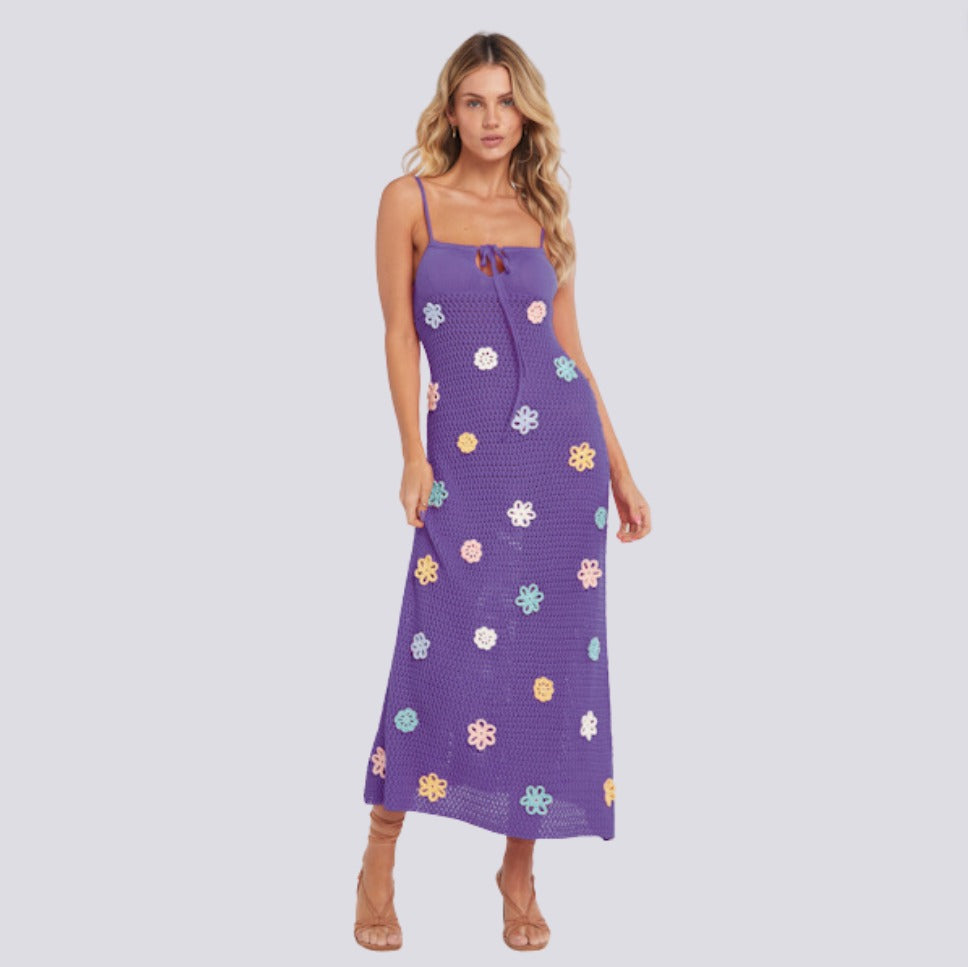 Capittana Maggy Purple Knitted Dress