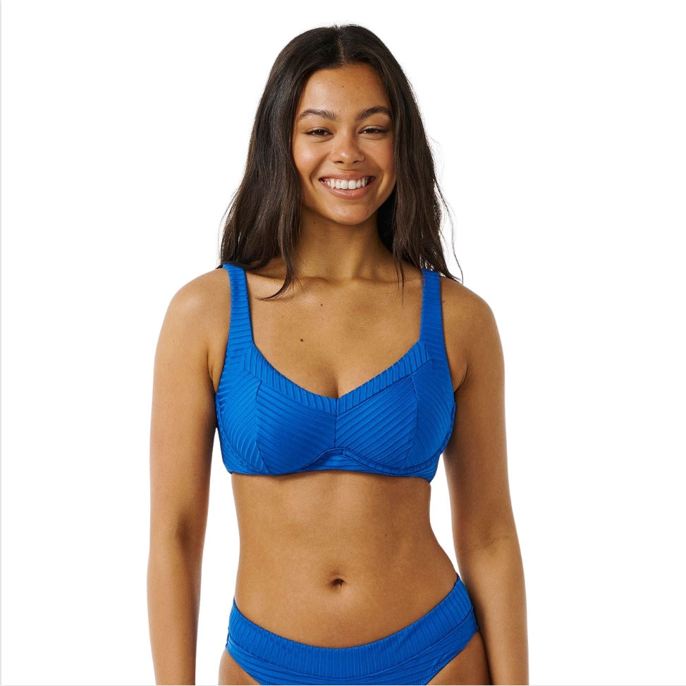 Rip Curl Premium Surf E Cup Bikini Top - Blue