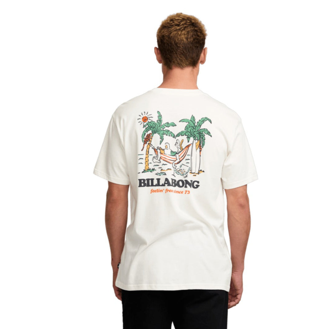 Billabong No Pressure Premium Short Sleeve T-Shirt - Off White