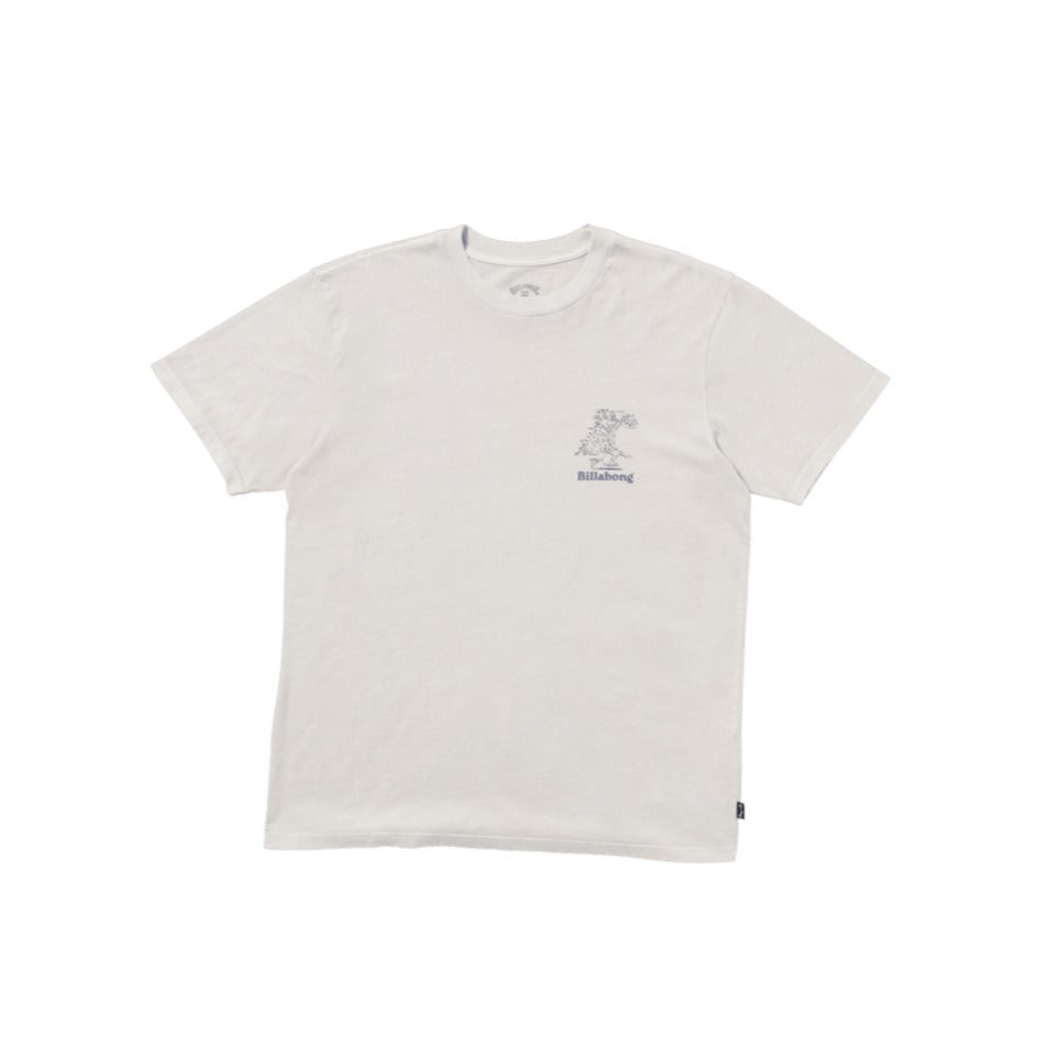 Billabong Catch One Premium Wave Washed Short Sleeve T-Shirt - Silver